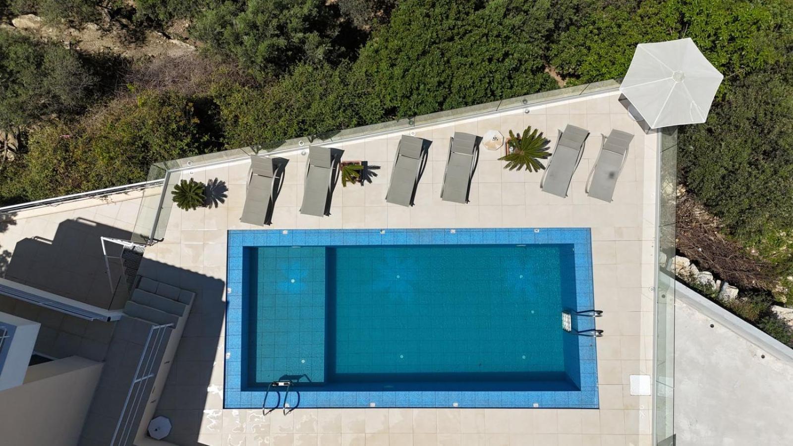 Villa Vuna - Private Pool -Sea View Chania  Bagian luar foto